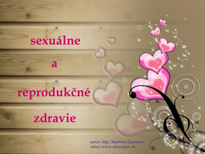 Sexuálne a reprodukčné zdravie