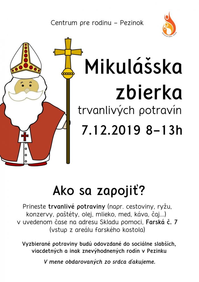 Mikulasska zbierka CPR 2019