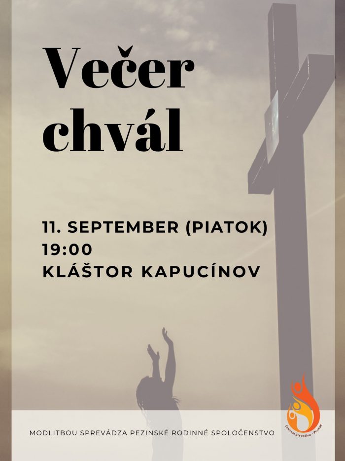 Večer chvál 11.9.2020